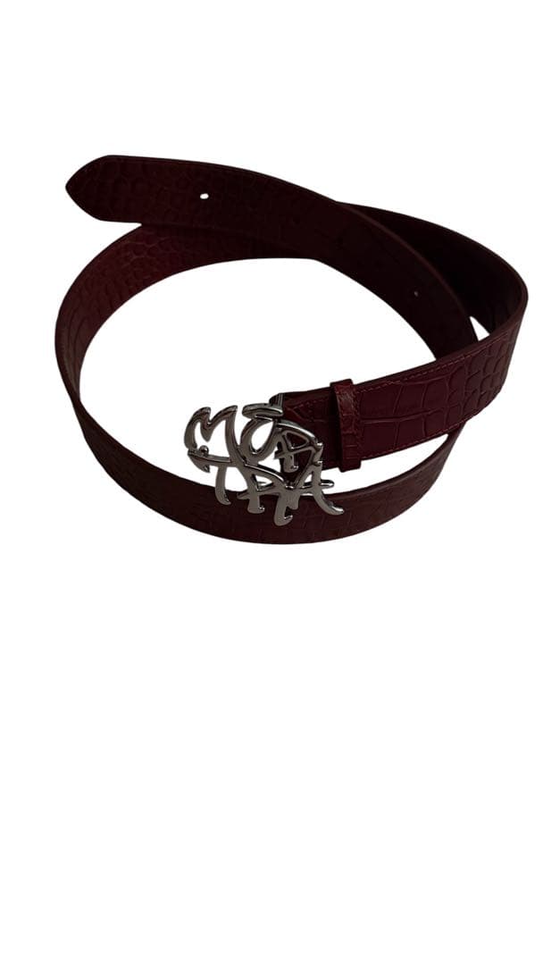 mertra Alligator Skin Belt (Wine) S-M - メルカリ