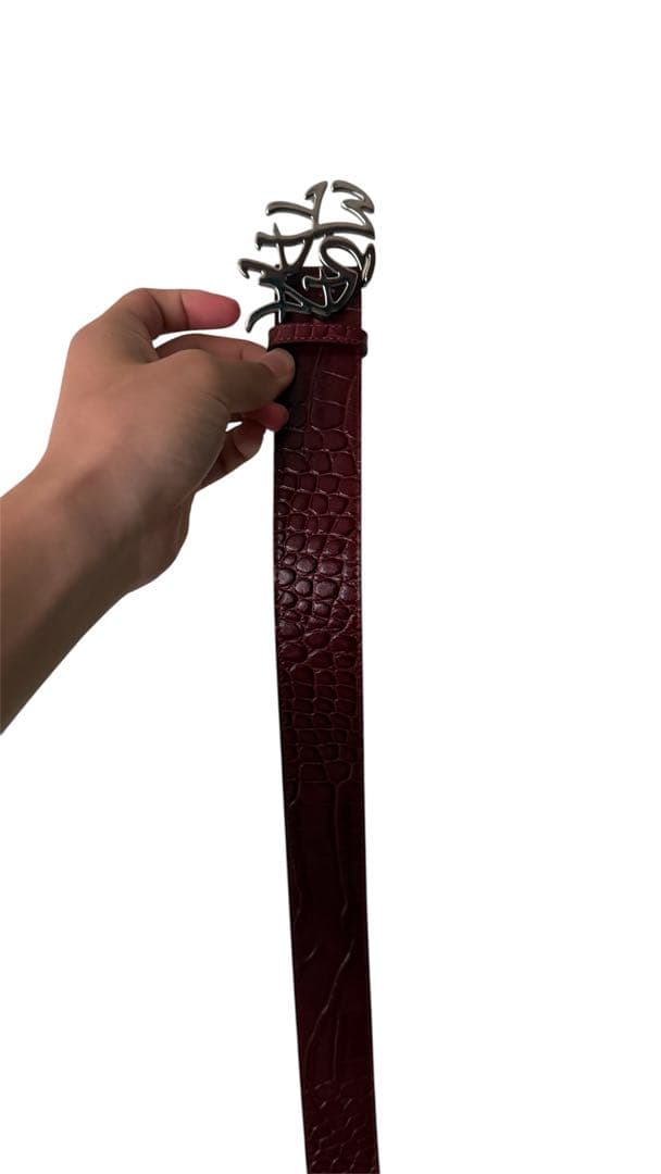 mertra Alligator Skin Belt (Wine) S-M - メルカリ