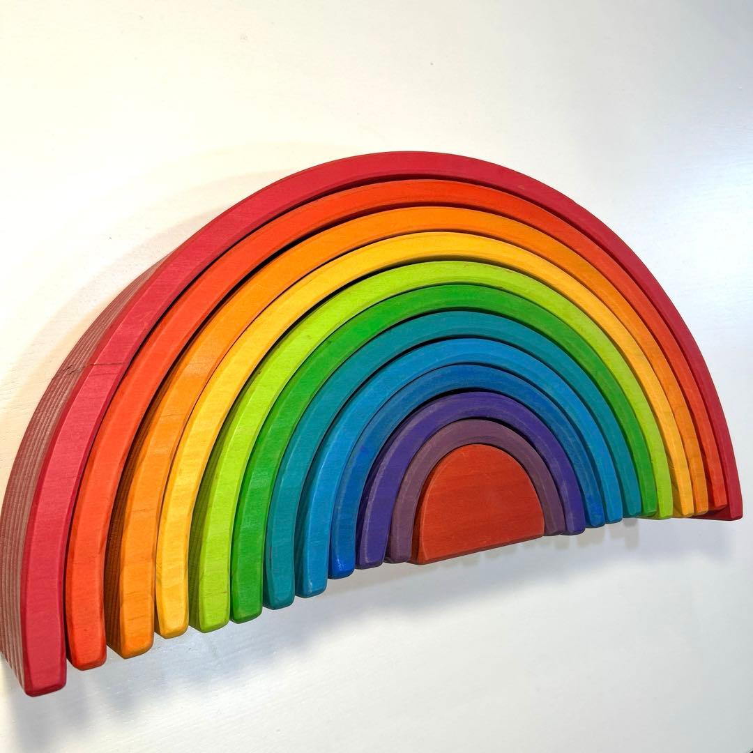 グリムス風　アーチレインボー大と半円盤レインボー大のセット