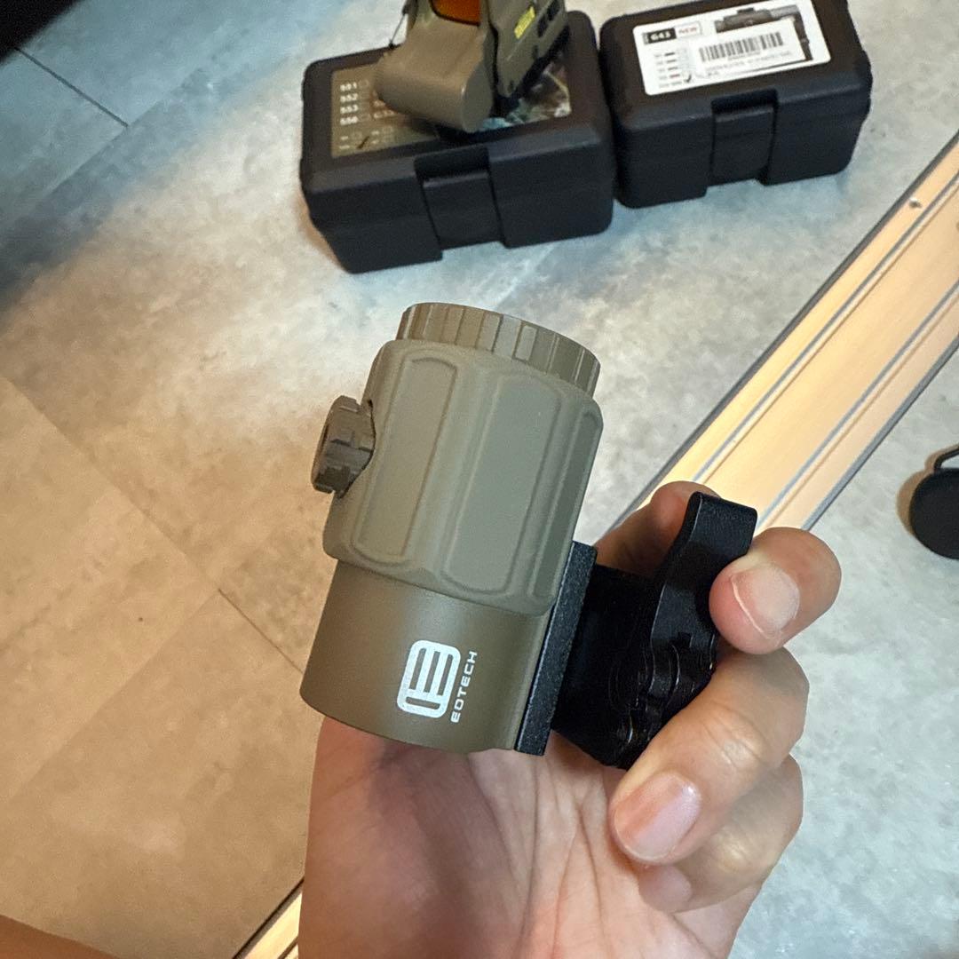 EOTech ドットサイト　ブースター　セット　タンカラー