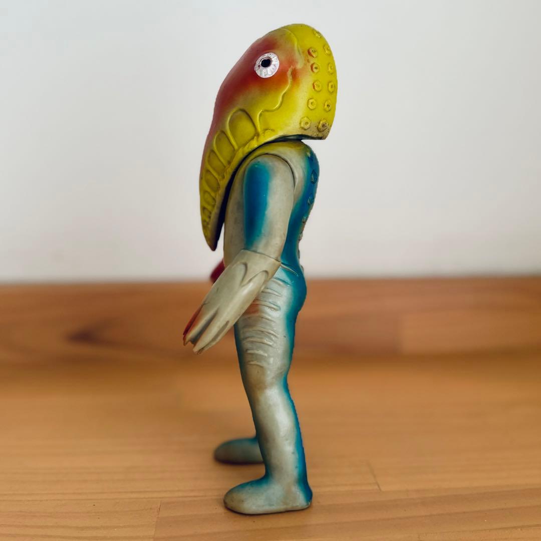 【7/21まで限定割引】ブルマァク メトロン星人 ソフビ 当時物