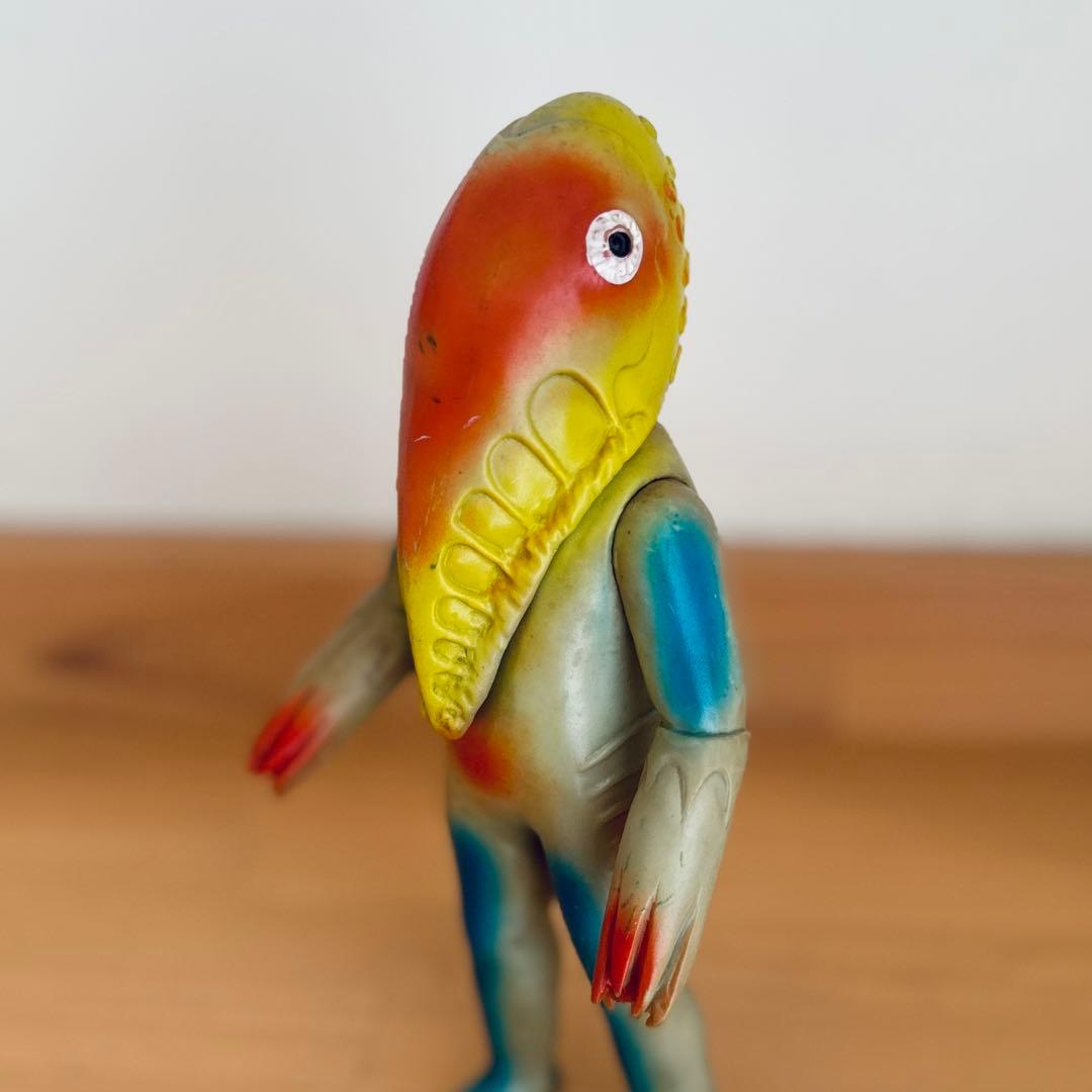 【7/21まで限定割引】ブルマァク メトロン星人 ソフビ 当時物