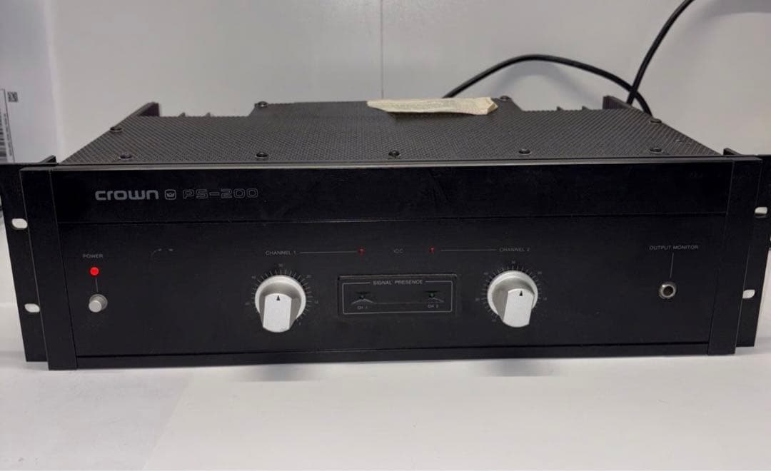 CROWN PS-200 パワーアンプ CROWN パワーアンプ PS-200の修理 ーその1ー - TomのブログⅡ