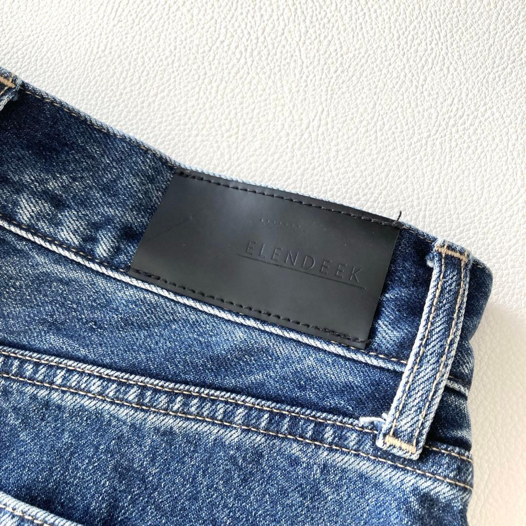 24AW✨エレンディーク タックフォルムデニムワイドパンツ サイズ02