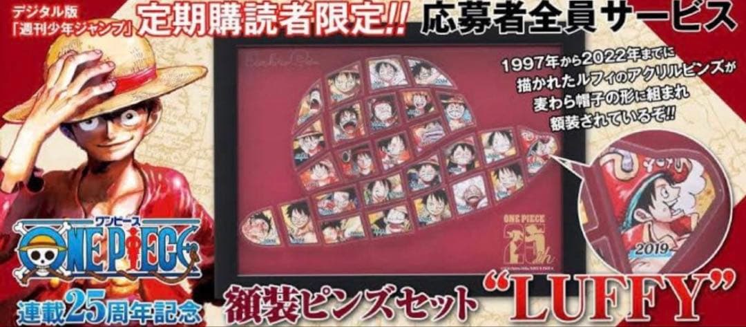 ONE PIECE 25周年記念ピンズセット
