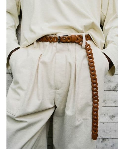 小物 Llife LEATHER CHAIN BELT SIENNA LIDNM Llife LEATHER CHAIN BELT / 商品詳細ページ / LIDNM / Llife ONLINE