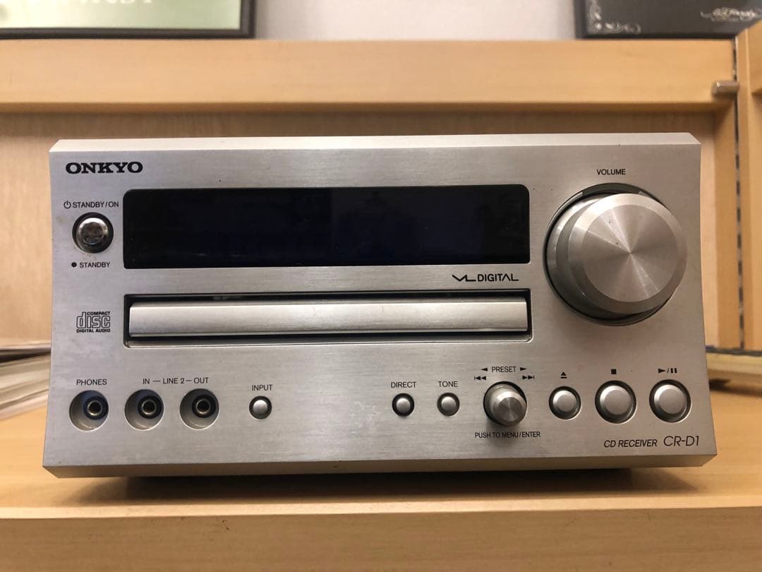 ONKYO CD RECIEBER CR-D1　ミニコンポ　CD・AM/FM ONKYO CD RECIEBER CR-D1 ミニコンポ CD・AM/FM搭載 - メルカリ