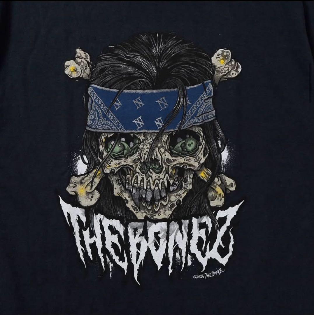 THE BONEZ bandana skull Tシャツ XL