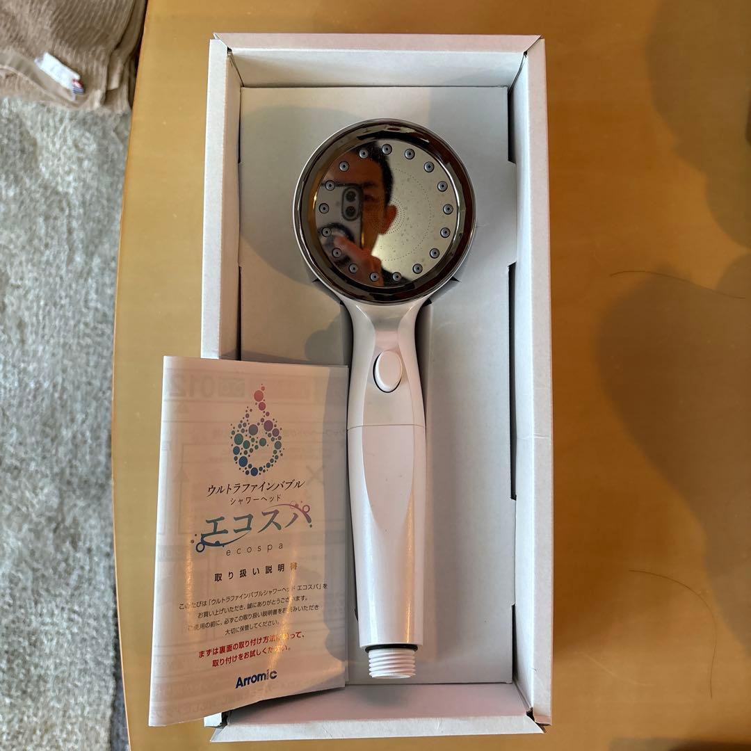Arromic エコスパ ホワイト シャワーヘッド - メルカリ