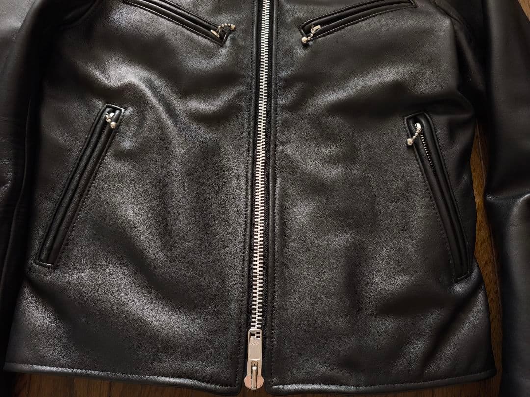 JAMES GROSE クラブマン カウレザーライダース サイズ36 - メルカリ