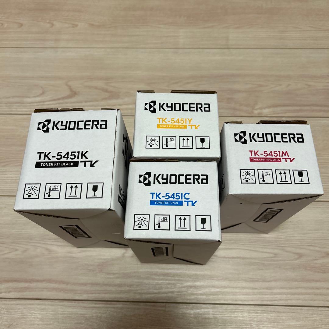 KYOCERA 京セラTK-5451 K,C,M,Yトナー純正 4本セット - メルカリ