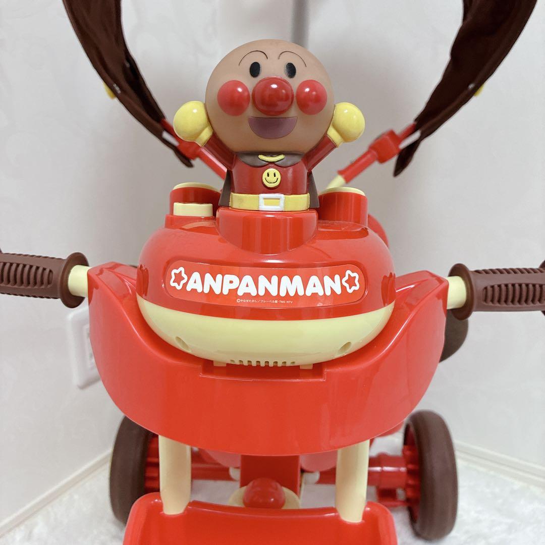 アンパンマン　三輪車　ブザー付きおでかけ三輪車　おしゃべりアンパンマンSP