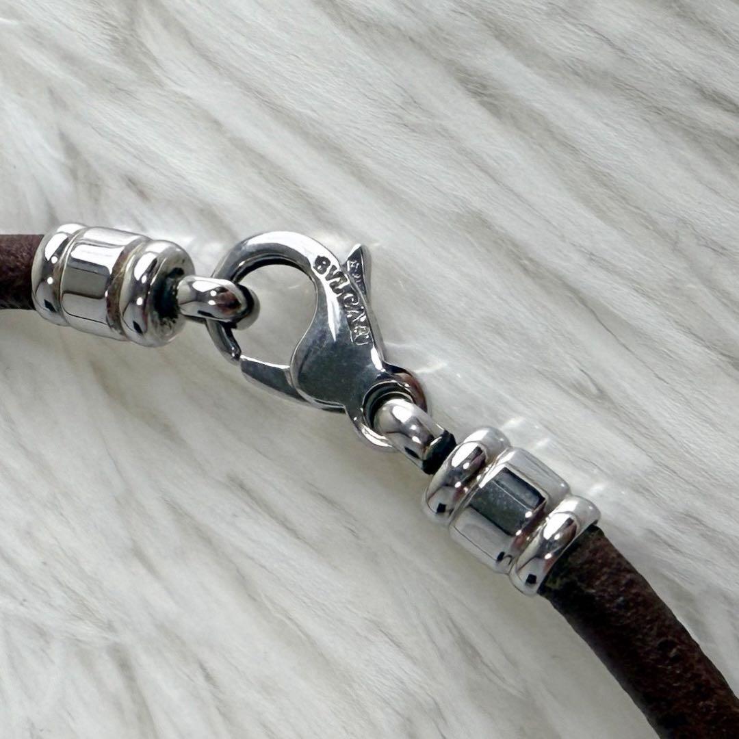 希少♡メンズサイズ♡レザーケース♡保存箱付♡ブルガリ チョーカー