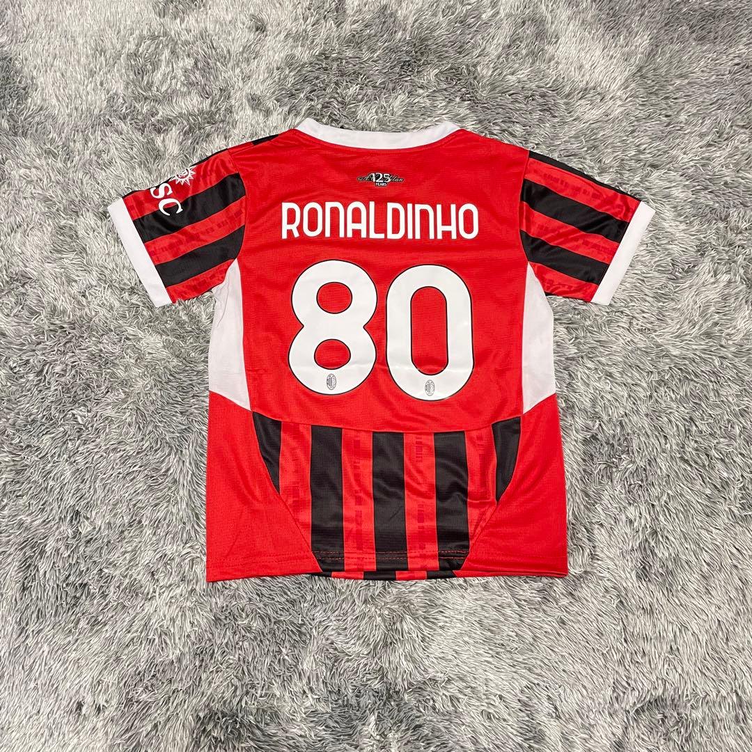 ☆子供150☆ ロナウジーニョ ACミラン サッカーユニフォーム 新品