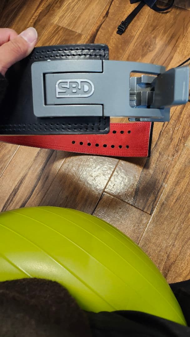 SBD パワーリフティングベルト 黒/赤13mm Sサイズ - メルカリ
