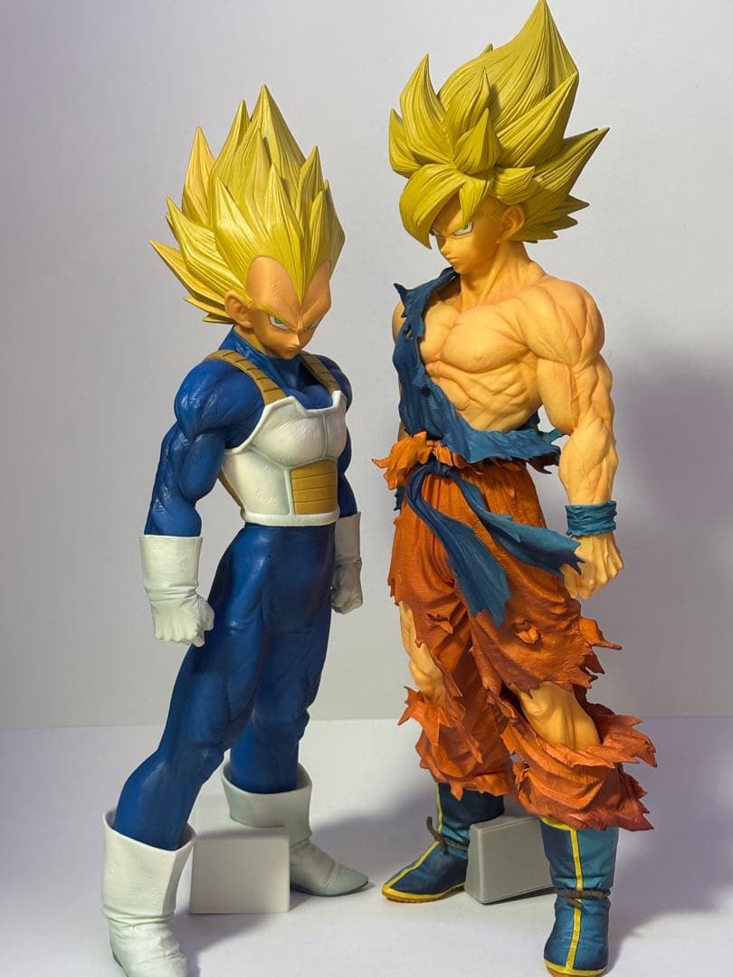 ドラゴンボール　SMSP ゲンキダマツリ　孫悟空＆ベジータ　フィギュアセット smsp ゲンキダマツリ 孫悟空 ベジータ フィギュア セット - メルカリ