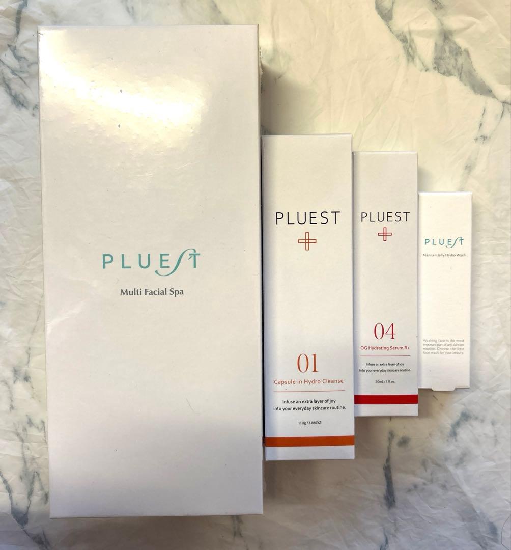 【未使用未開封】プルエスト　美顔器他4点セット 楽天市場】美顔器 マルチフェイシャルスパ＆美容液 セット ems rf led