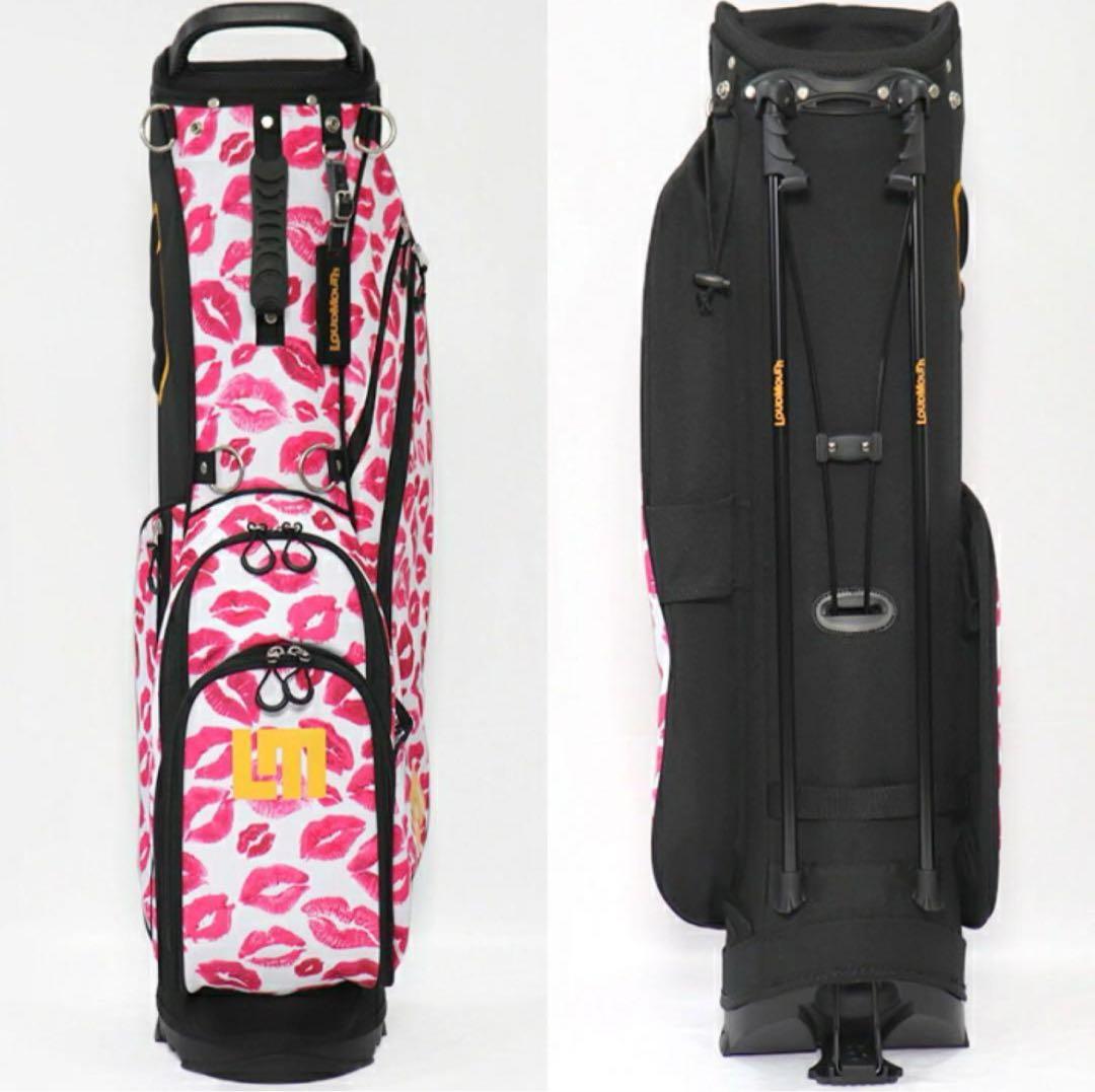 新品】ラウドマウス LM-CB0021 キャディバッグ キスホワイト（243