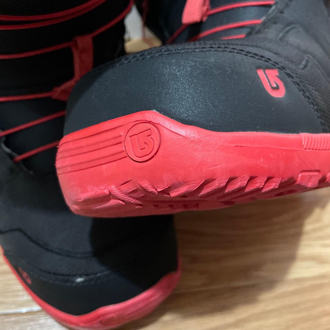 BURTONスノーボードブーツ imPRINT3. ブラック/レッド - メルカリ
