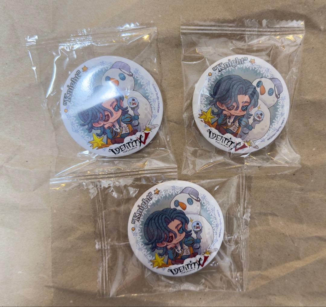 第五人格 IJL 缶バッジ　騎士　3枚　未開封