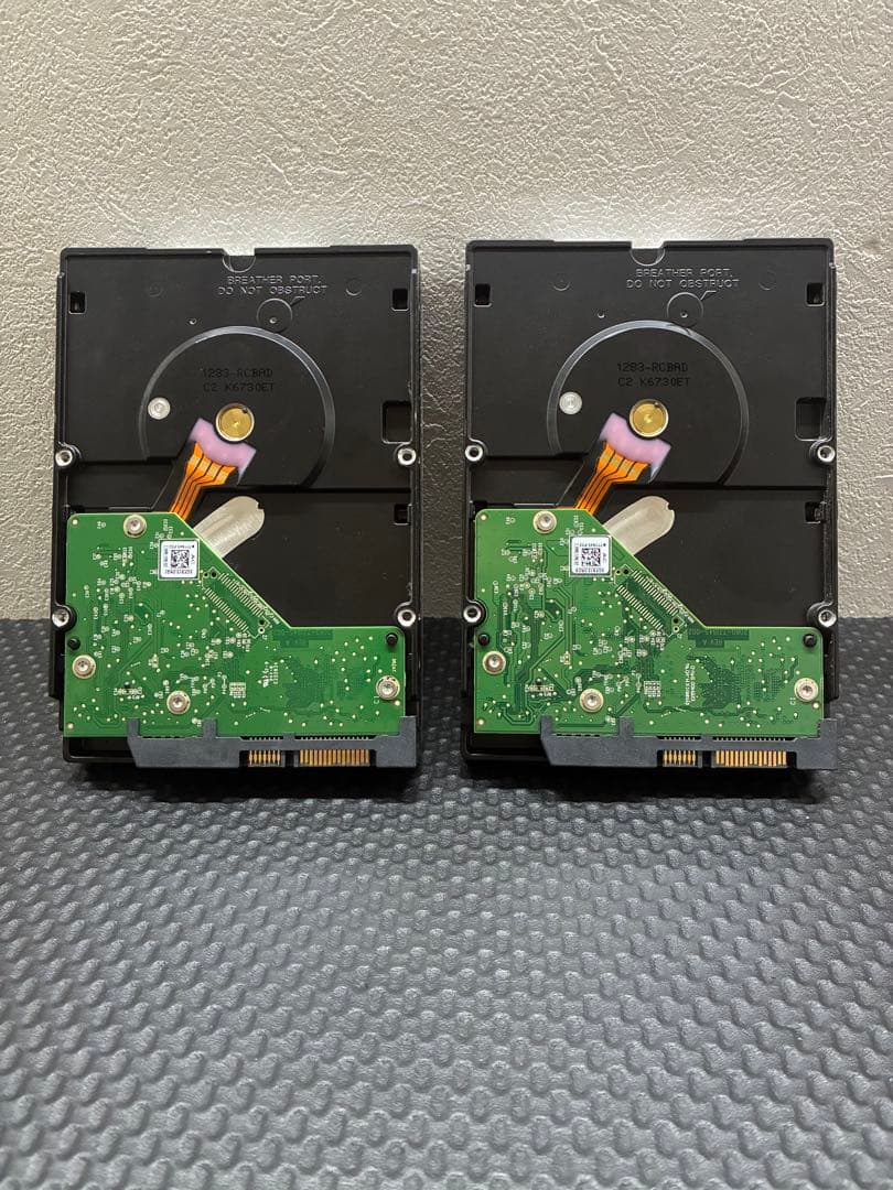 3.5インチ WD40EFRX 4.0TB レッド データ削除済み　2枚セット