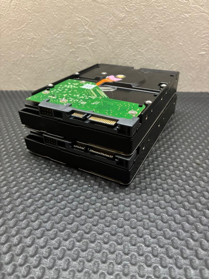 3.5インチ WD40EFRX 4.0TB レッド データ削除済み　2枚セット