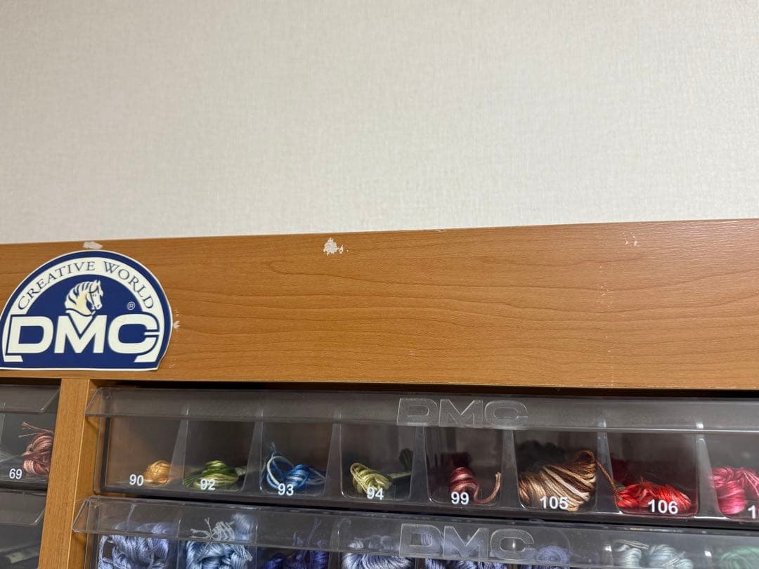 DMC 刺繍棚 刺繍糸 糸ケース 収納 マルチディスプレイ - メルカリ