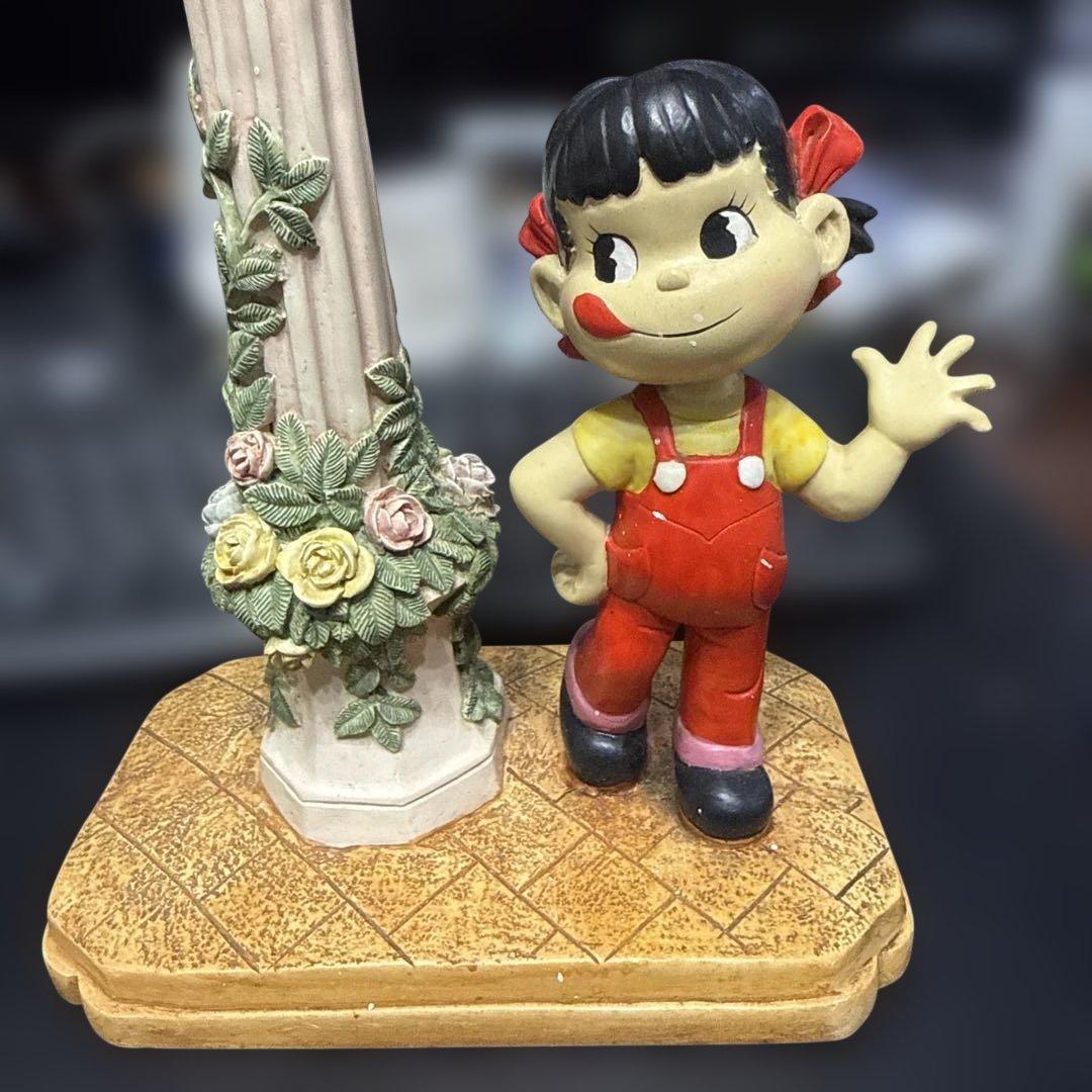 ペコちゃん 時計付きフィギュア