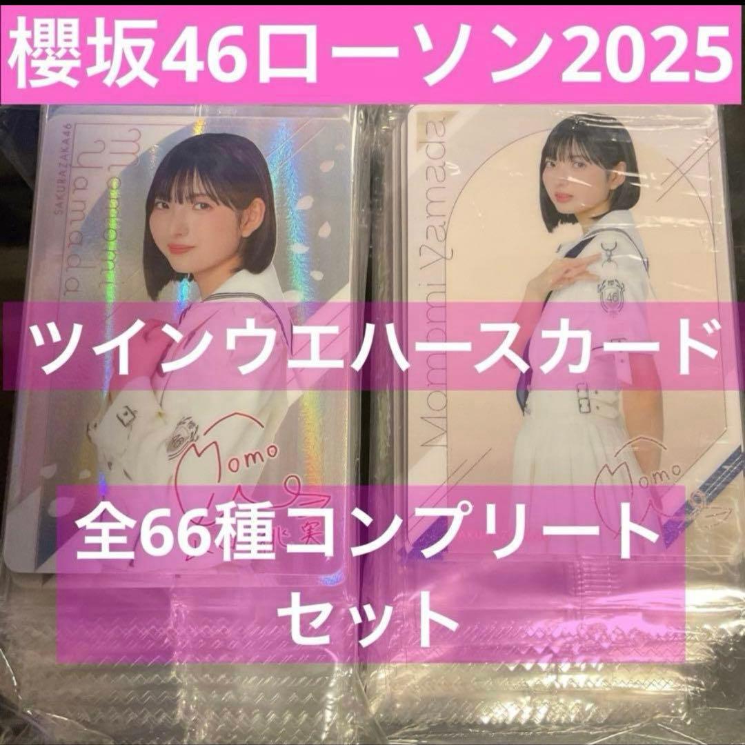 全66種セット　櫻坂46 ツインウエハースカード　ローソン　2025年　箱D