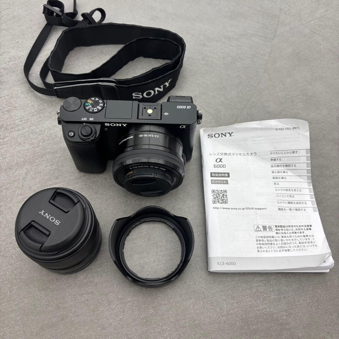 SONY α6000 ミラーレス一眼カメラ レンズセット+ SEL35F18 レンタル] ソニー α6000 単焦点レンズ SEL35F18 E 35mm F1.8 OSSセット