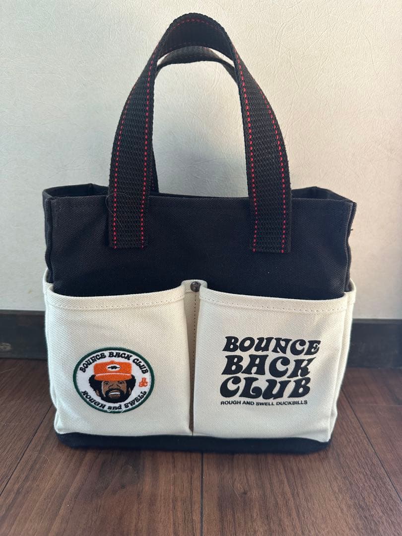 3115 rough&swell カートバッグ rough & swell - BIG LOGO CART BAG カートバッグ ( ホワイト