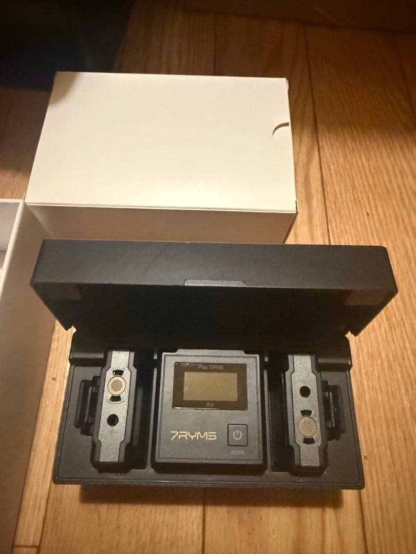 ワイヤレスマイク iRay DW30 8Gメモリー 48kHz録音 充電ケース