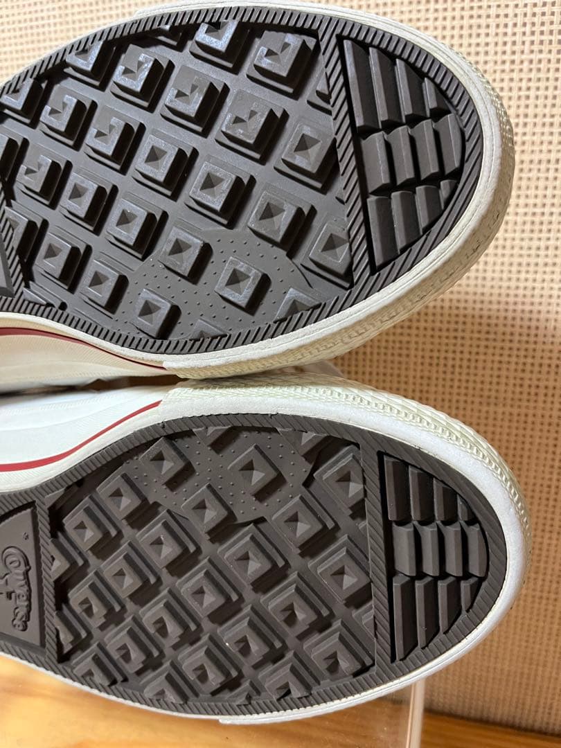 a432/コンバース ワンスター GF レザーWHITE/RED/25.5㎝ - メルカリ