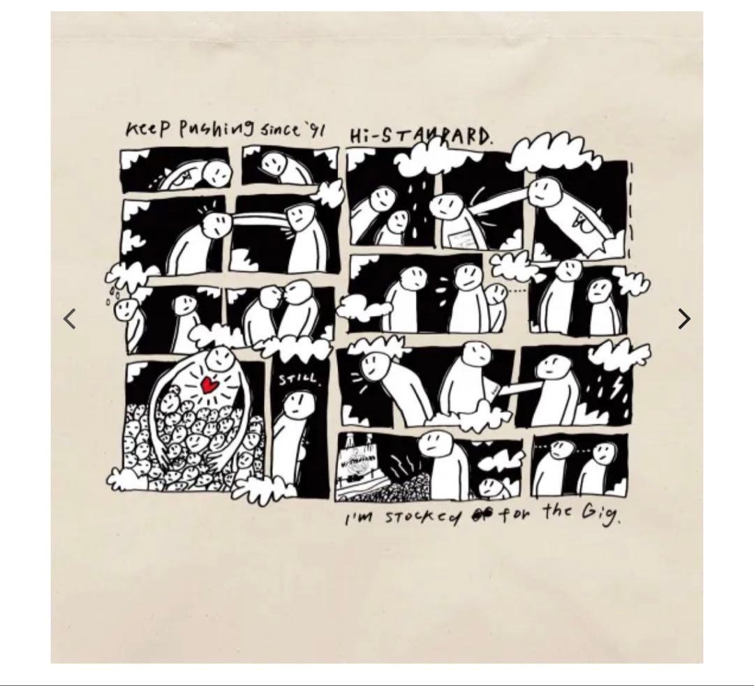 Hi-STANDARD トートバッグ　Diskah氏デザイン