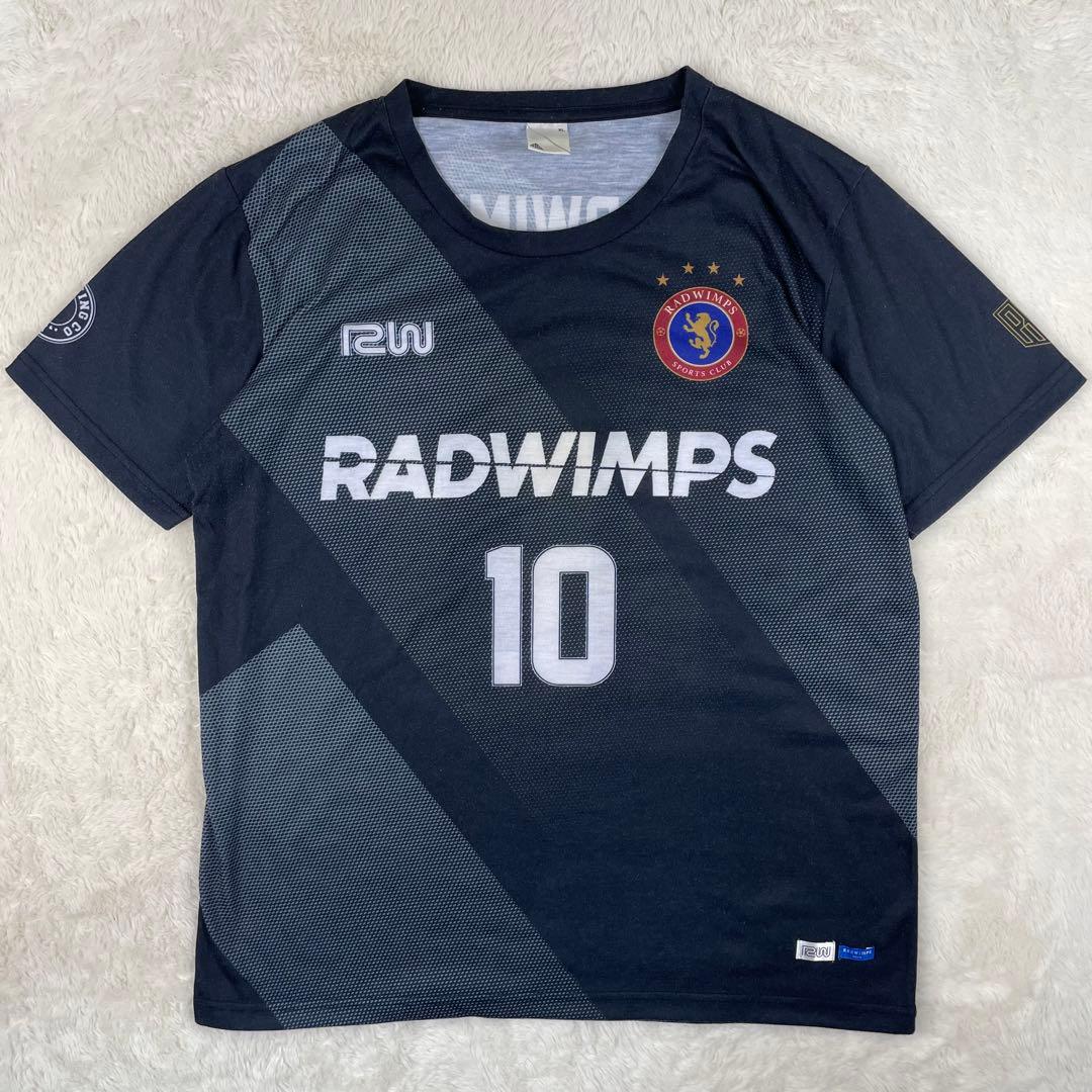 RADWIMPS 2018 サッカーユニフォーム Tシャツ 黒 XL LIVE - メルカリ