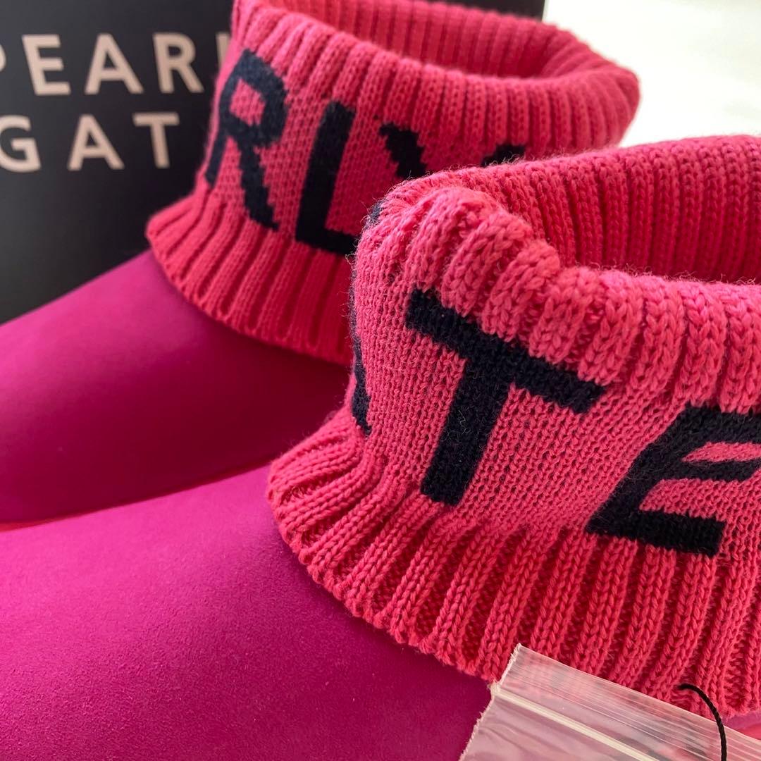 PEARLYGATES 053-1292102 ピンク ゴルフシューズ 箱あり - メルカリ