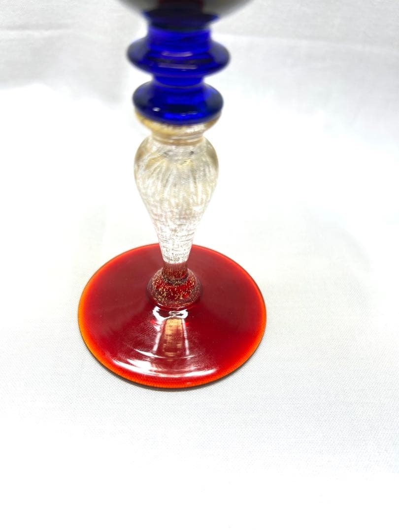 ベネチアングラス装飾グラス スモーキーグレー Nason &Moretti製