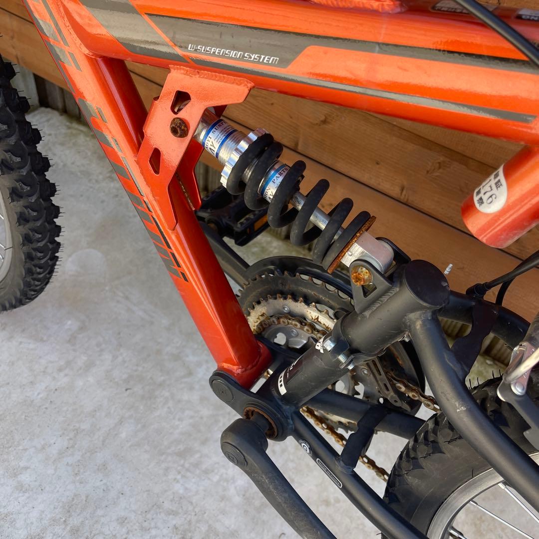 田*中様 オレンジ色のマウンテンバイク・引き取り限定 - メルカリ