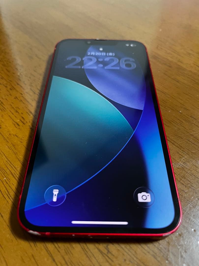 Apple iPhone 13 本体 レッド バッテリー100% - メルカリ