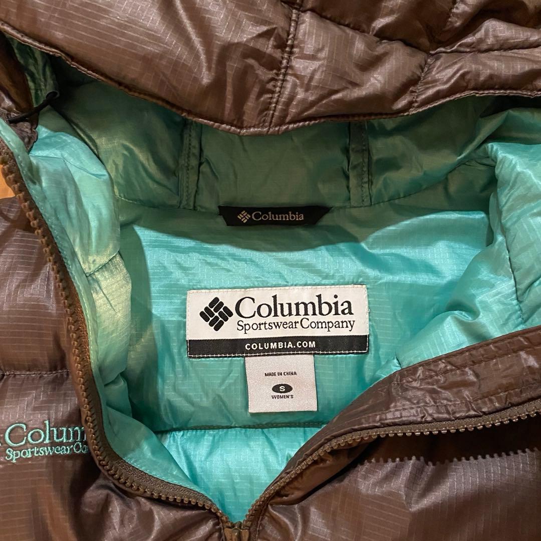 美品！コロンビア700FPジブラルタルシュートジャケットS茶ドローコード