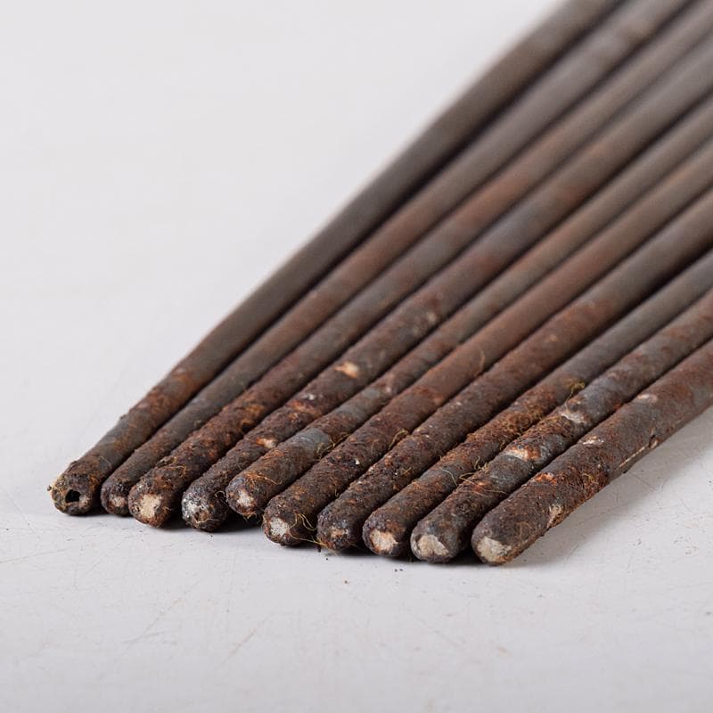 茶道具 釜師 木越三右衛門作 打出し 蕨頭 鉄火箸 五組 共箱 D R8281