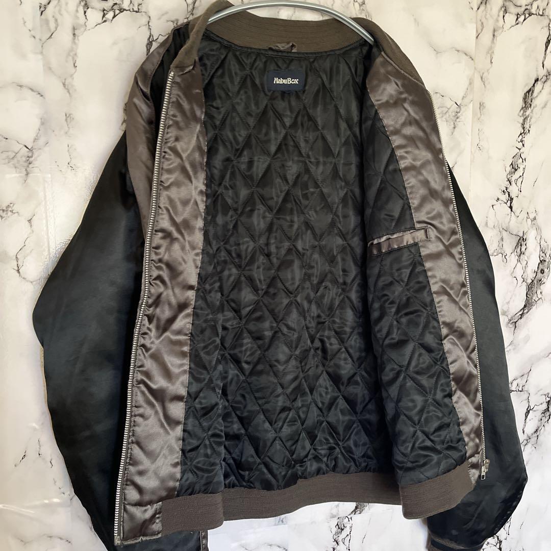 希少】Habu BOX 沖縄 琉球 シーサー 刺繍デザイン スカジャン - メルカリ