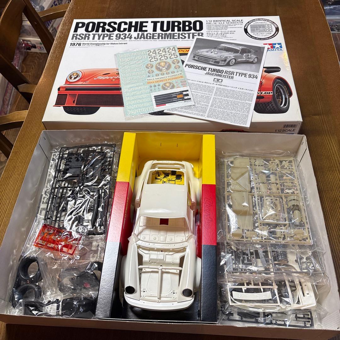 タミヤ　1/12 プラモデル　ポルシェ　934 RSR エッチングパーツ付