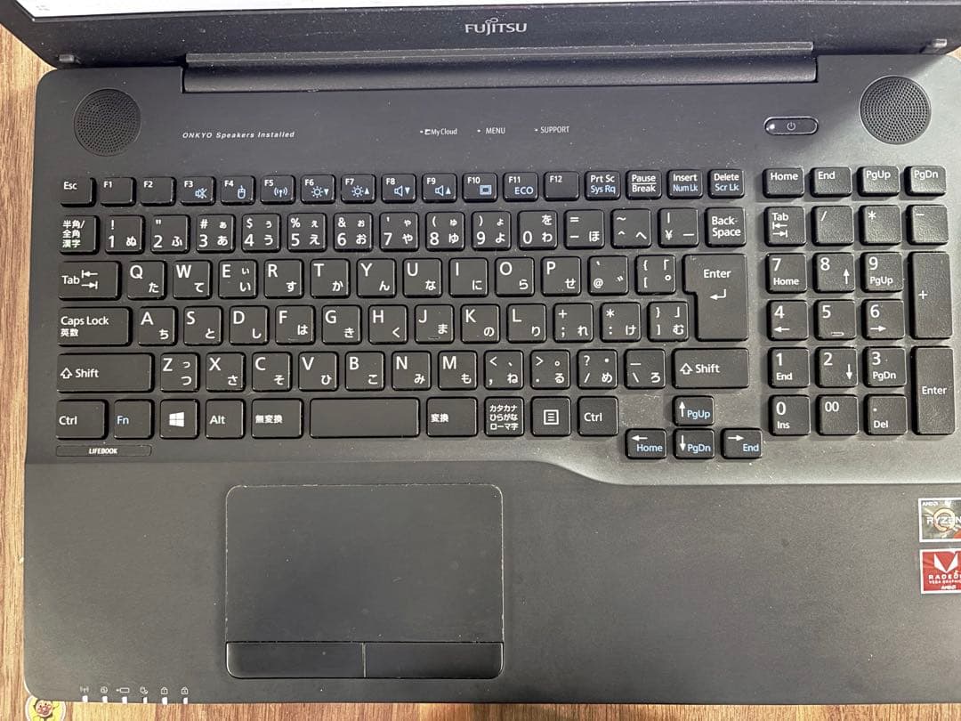 美品】富士通 LIFEBOOK WAB/D3 SSD256GB 8G 15.6 - Windowsノート本体