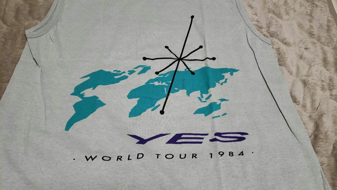 YES world tour 1984 タンクトップ　バンドTシャツ
