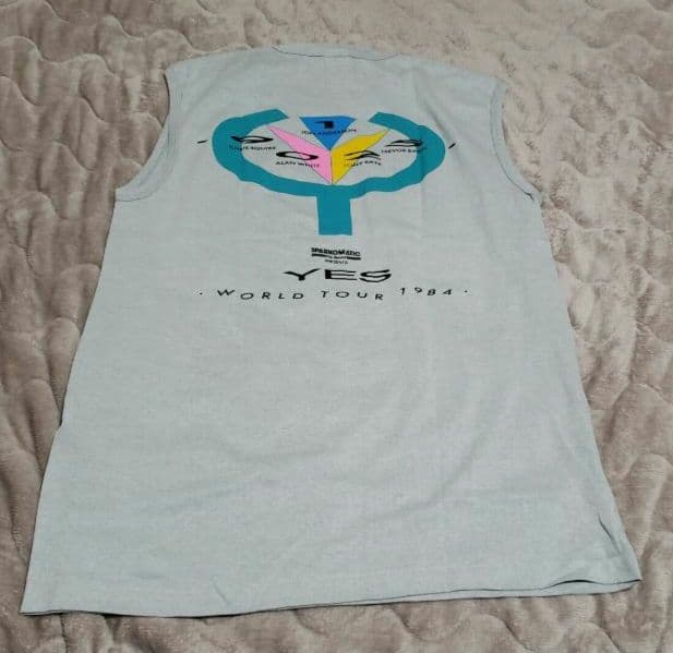 YES world tour 1984 タンクトップ　バンドTシャツ
