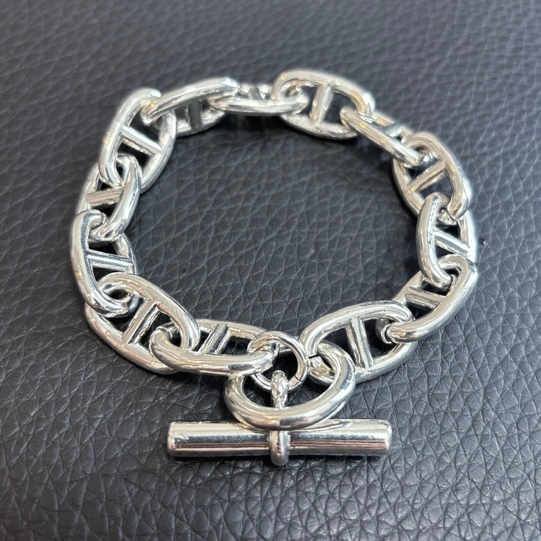 シェーヌダンクル ブレスレット シルバー925 アンカーチェーン 男性