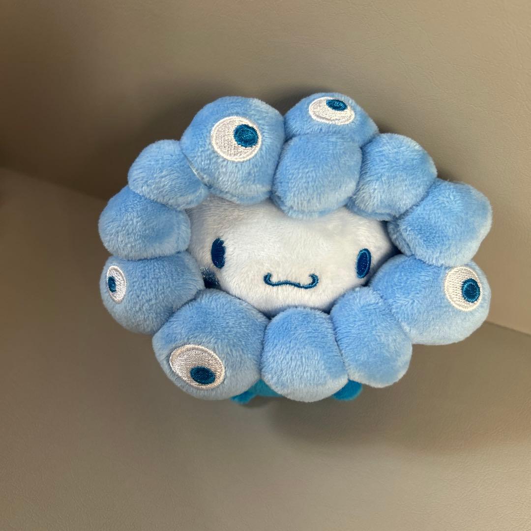 ミャクミャク サンリオ 推しカラーBC カラビナ シナモロール シナモン