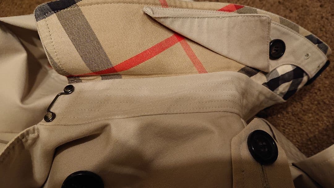 未使用44 バーバリーロンドントレンチコートケンジントン ストーン