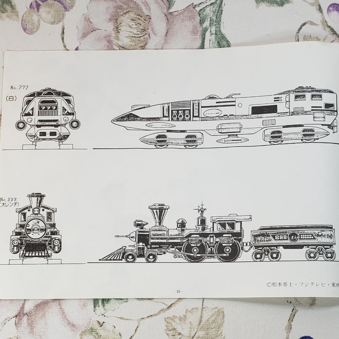 松本零士】◇『銀河鉄道999 作品資料集』台本 準備稿◇検）宇宙戦艦